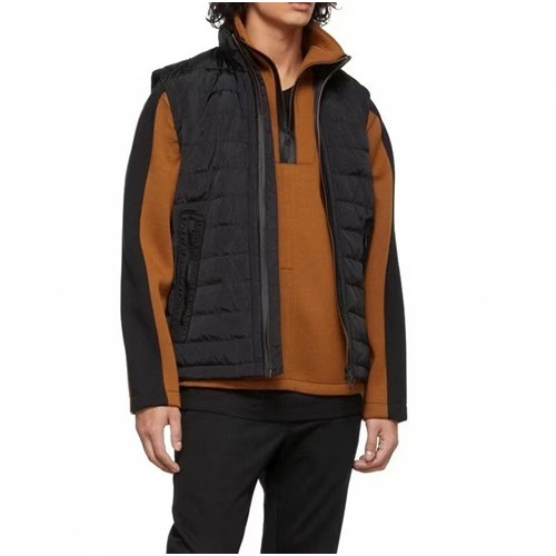 제냐 남성 블랙 다운 베스트 - Ermenegildo Zegna Mens Black Vest - zeg419x
