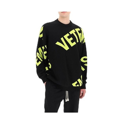 베트멍 남/녀 트렌디 블랙 반팔티 - Vetements Unisex Black Tshirts - vet0309x