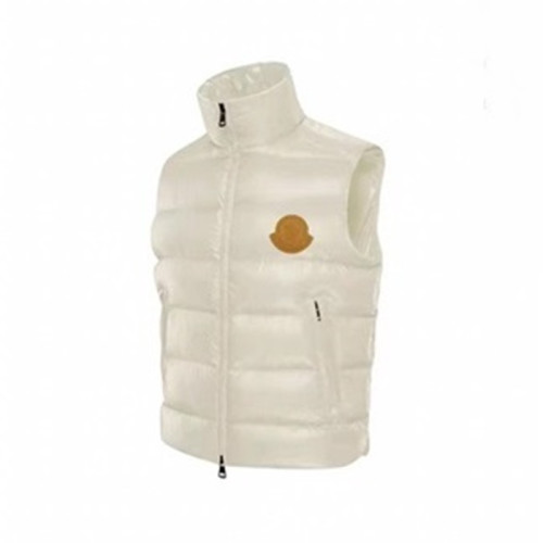 몽클레어 남성 화이트 덕다운 베스트 - Moncler Mens White Vest - moc02553x