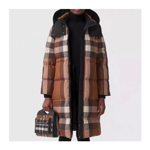 버버리 여성 구스다운 베이지 롱패딩 - Burberry Womens Beige Long Padding - bur04557x