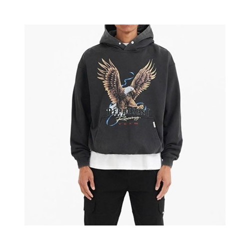 리프리젠트 남성 블랙 후드티 - Represent Mens Black Hoodie - rep0064x