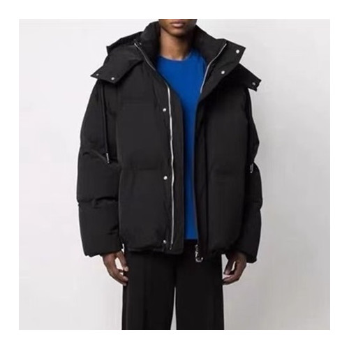 아미 남/녀 덕다운 블랙 패딩 - Ami Unisex Black Padding - ami0309x