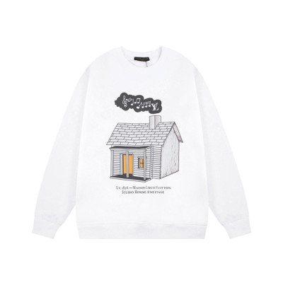 루이비통 남성 모던 화이트 맨투맨 - Louis vuitton Mens White Tshirts - lv0017x