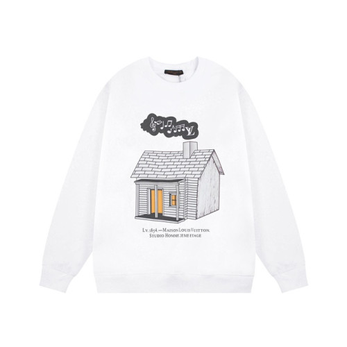 루이비통 남성 모던 화이트 맨투맨 - Louis vuitton Mens White Tshirts - lv0017x