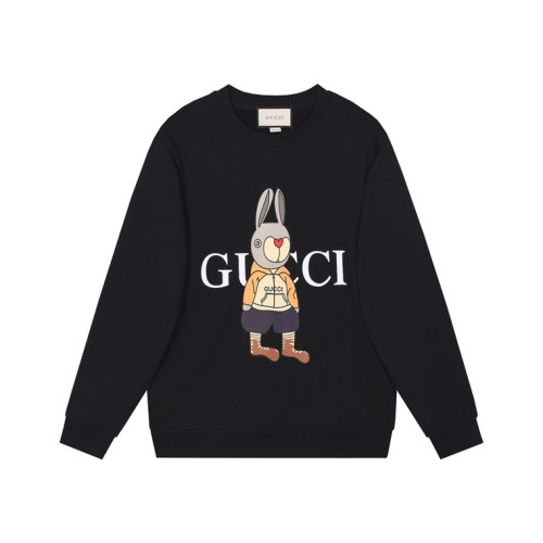 구찌 남/녀 캐쥬얼 블랙 맨투맨 - Gucci Unisex Black Tshirts - Gu0028x