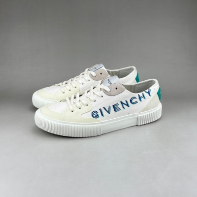 지방시 남성 클래식 화이트 스니커즈 - Givenchy Mens White Sneakers - giv0909x