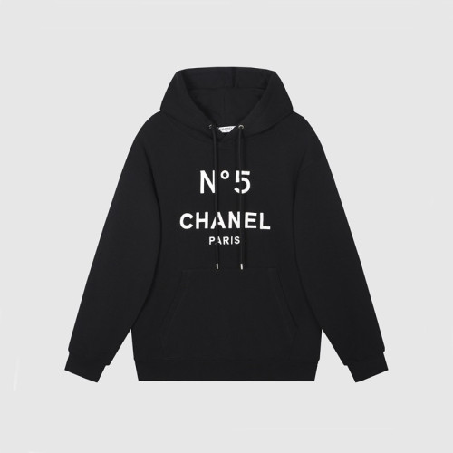 샤넬 남/녀 캐쥬얼 블랙 후드티 - Chanel Unisex Black Hoodie - ch0011x