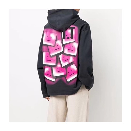 아크네 남/녀 블랙 후드티 - Acne Unisex Black Hoodie - acn0176x