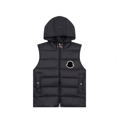 몽클레어 남성 블랙 다운 베스트 - Moncler Mens Black Vest - mo22x
