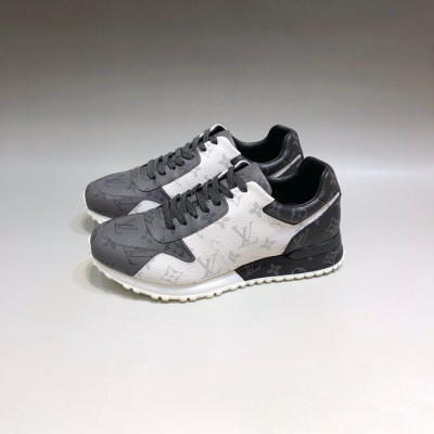 루이비통 남성 그레이 스니커즈 - Louis vuitton Mens Gray Sneakers - lv168x