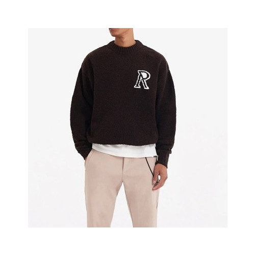 리프리젠트 남성 블랙 크루넥 스웨터 - Represent Mens Black Sweaters - rep70x