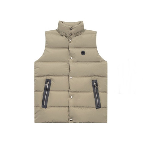 몽클레어 남성 카키 덕다운 베스트 - Moncler Mens Khaki Vest - mo61x