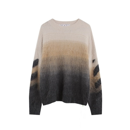 오프화이트 남성 베이지 니트 - Off-white Mens Beige Knits - of03x