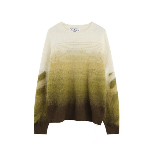 오프화이트 남성 그린 니트 - Off-white Mens Green Knits - of04x