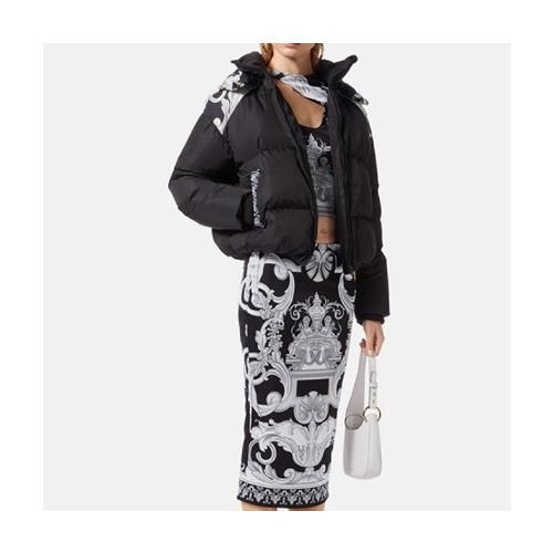 베르사체 여성 덕다운 블랙 패딩 - Versace Womens Black Padding - ve04x