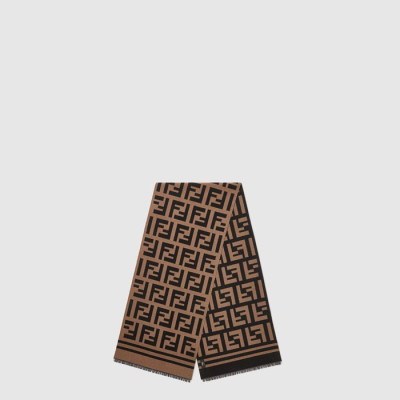 펜디 남/녀 FF 머플러 - Fendi Unisex FF Muffler - fe13x