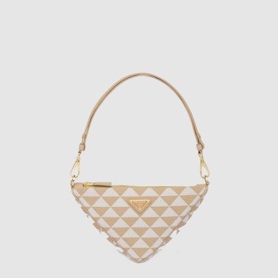 프라다 여성 자수 패브릭 미니 백 1BC543 - Prada Womens Embroidered Fabric Mini Bag - pr95x