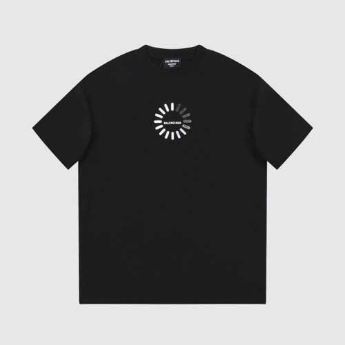 발렌시아가 남성 크루넥 블랙 반팔티 - Balenciaga Mens Black Tshirts - ba125x