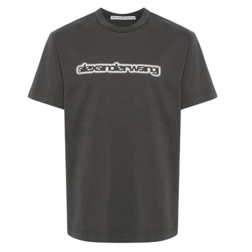 알렉산더왕 남성 이니셜 챠콜 반팔티 - Alexander wang Mens Tshirts - alx0224x
