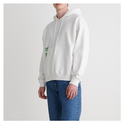 오프화이트 남성 화이트 후드티 - Off-white Mens White Hoodie - of16x