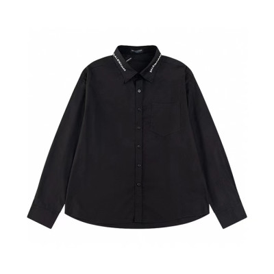 발렌시아가 트렌디 남성 블랙 셔츠 - Balenciaga Mens Black Tshirts - ba157x