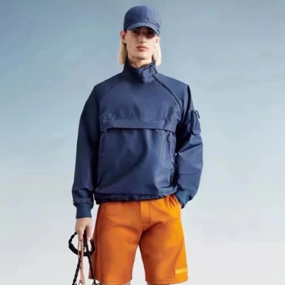 디올 남성 블루 아웃웨어 - Dior Mens Blue Out-wear - di258x