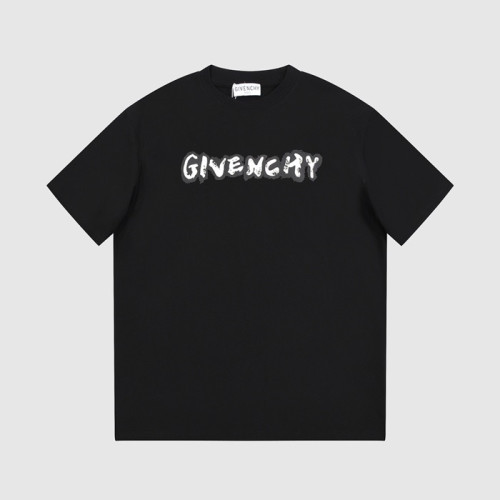 지방시 남성 크루넥 블랙 반팔티 - Givenchy Mens Black Short Sleeved Tshirts - gi169x
