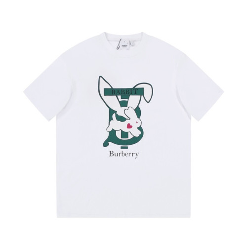 버버리 남성 화이트 크루넥 반팔티 - Burberry Mens White Tshirts - bu76x