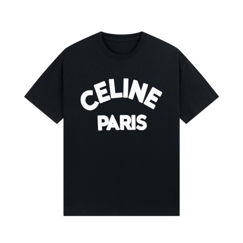 셀린느 남성 크루넥 블랙 반팔티 - Celine Mens Black Short sleeved T-shirts - ce85x