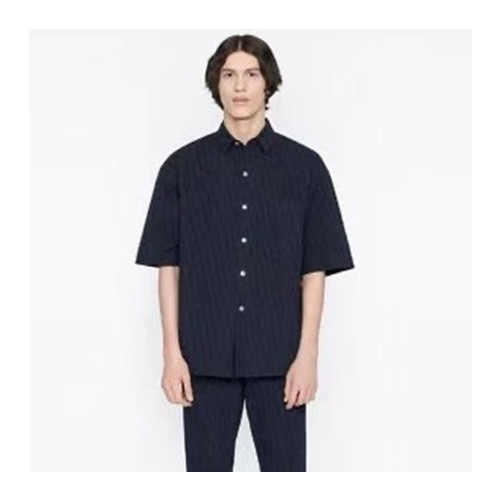 디올 남성 네이비 폴로 반팔 셔츠 - Dior Mens Navy Half sleeved Tshirts - di289x