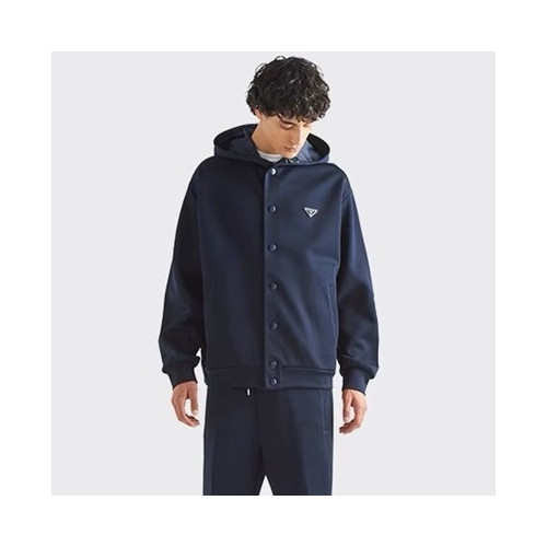 프라다 남성 블루 후드 자켓 - Prada Mens Blue Jackets - pr312x