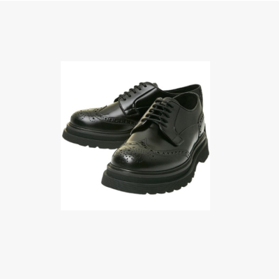 프라다 남성 블랙 스트랩 로퍼 - Prada Mens Black Loafer - prs302x