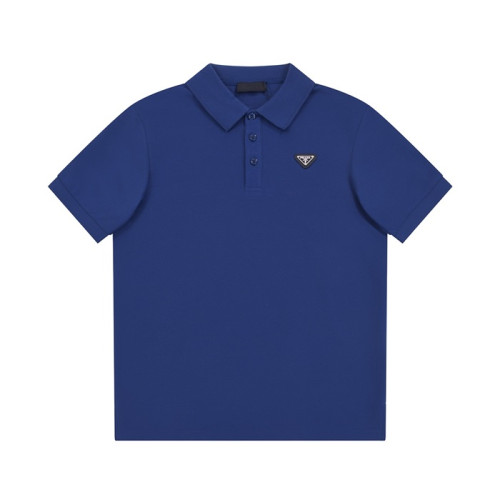 프라다 남성 블루 폴로 반팔티 - Prada Mens Blue Short sleeved Tshirts - pr313