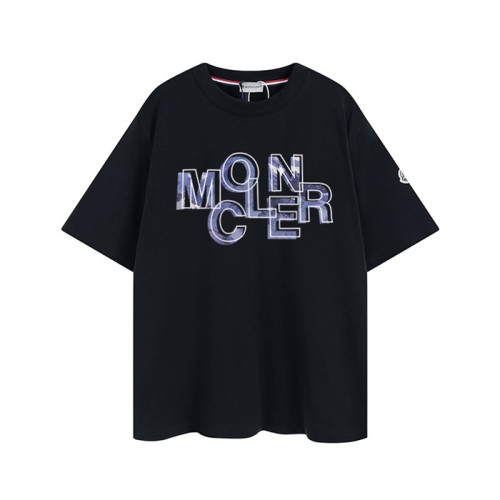 몽클레어 남성 블랙 크루넥 반팔티 - Moncler Mens Black Tshirts - mo83x