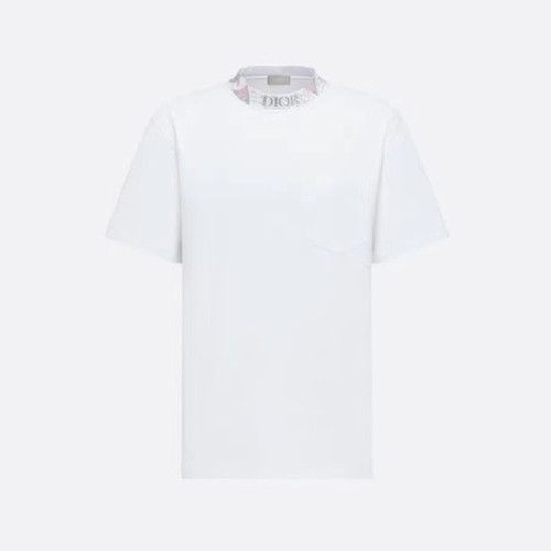 디올 남성 화이트 크루넥 반팔티 - Dior Mens White Short sleeved Tshirts - di315x