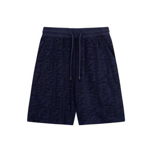펜디 남성 캐쥬얼 네이비 반바지 - Fendi Mens Navy Half-pants - fe77x