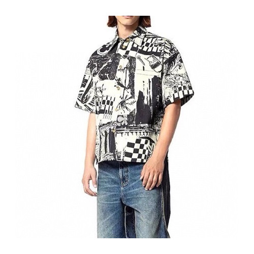 루이비통 남성 블랙 반팔 셔츠 - Louis vuitton Mens Black Tshirts - lv645x