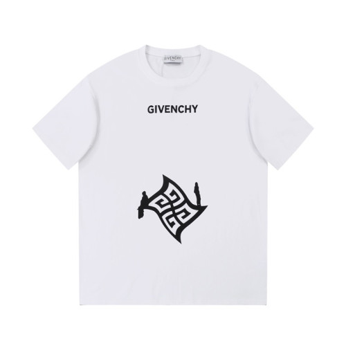 지방시 남성 크루넥 화이트 반팔티 - Givenchy Mens White Short Sleeved Tshirts - gi219x