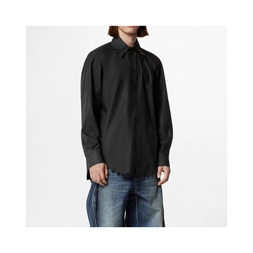 루이비통 남성 블랙 셔츠 - Louis vuitton Mens Black Tshirts - lv727x