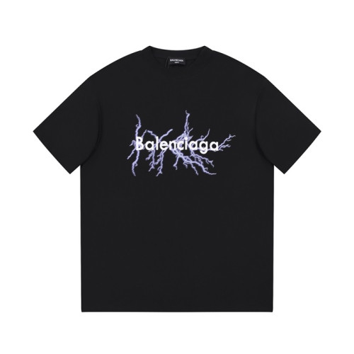 발렌시아가 남성 블랙 크루넥 반팔티 - Balenciaga Mens Black Short sleeved Tshirts - bu292x