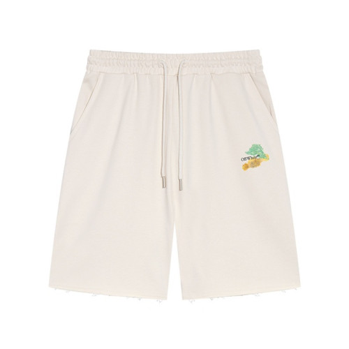 오프화이트 남성 화이트 캐쥬얼 반바지 - Off white Mens White Half-pants - of45x