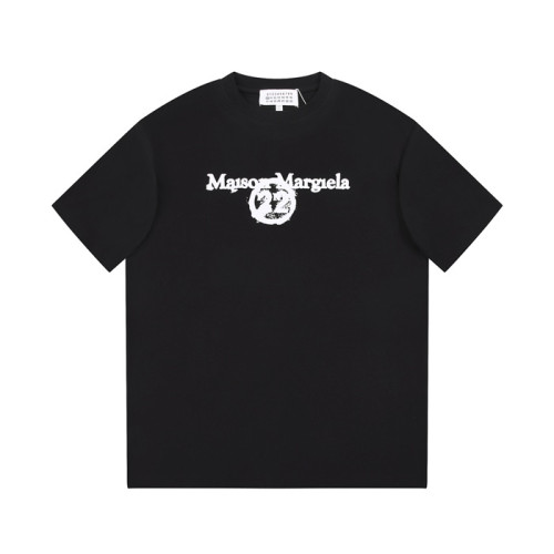 메종마르지엘라 남/녀 크루넥 블랙 반팔티 - Maison Margiela Unisex Black Tshirts - mai139x