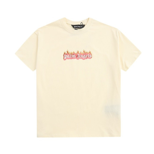 팜 엔젤스 남성 아이보리 크루넥 반팔티 - Pam Angels Mens Ivory Tshirts - pam401x