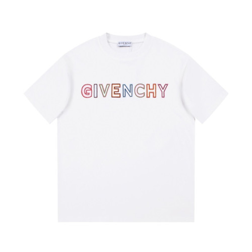 지방시 남성 크루넥 화이트 반팔티 - Givenchy Mens White Short Sleeved Tshirts - gi240x