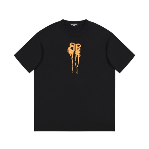 발렌시아가 남성 블랙 크루넥 반팔티 - Balenciaga Mens Black Short sleeved Tshirts - ba358x
