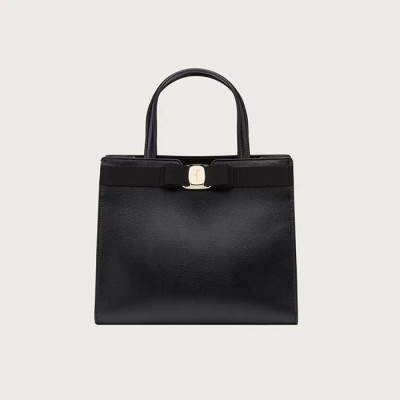페라가모 여성 바라보우 탑핸들 - Ferragamo Womens Vara Bow top handle - sf34x