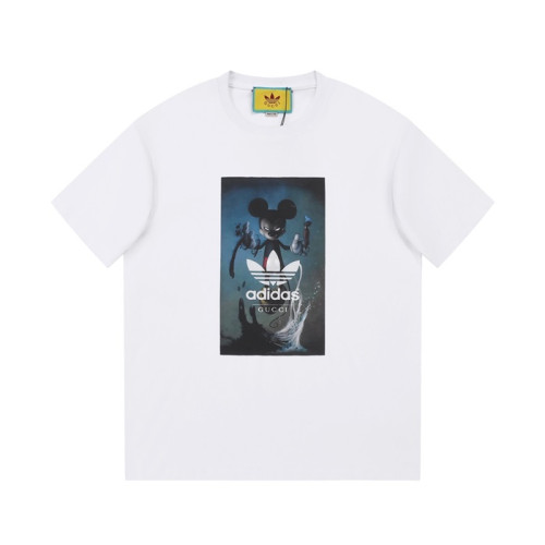 구찌 남/녀 화이트 크루넥 반팔티 - Gucci Unisex White Short sleeved Tshirts - gu668x