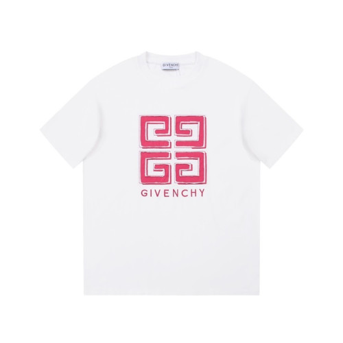지방시 남성 크루넥 화이트 반팔티 - Givenchy Mens White Short Sleeved Tshirts - gi257x