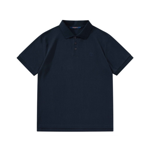 루이비통 남성 네이비 폴로 반팔티 - Louis vuitton Mens Navy Polo Tshirts - lv935x
