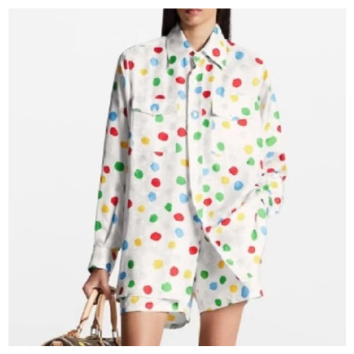 루이비통 여성 화이트 셔츠 - Louis vuitton Womens White Shirts - lv936x